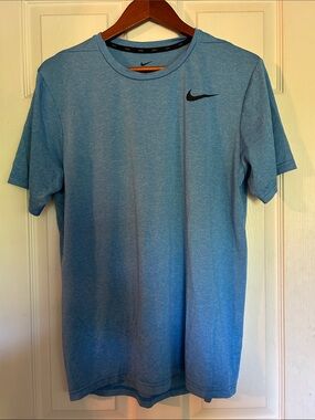 Nike Blue Heather Dri-FIT Short Sleeve Tee